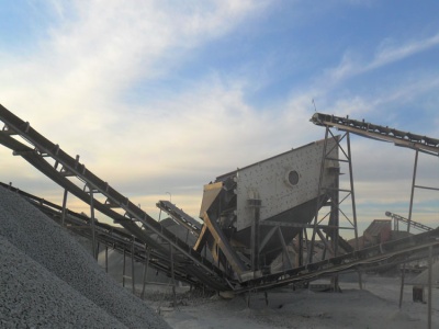 screening and crushing plant and the project plan