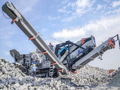 aggregate production mobile crusher and screeners